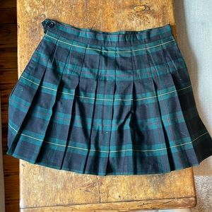 American Apparel Plaid Tennis Skirt